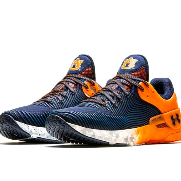 Under Armour Navy Auburn Tigers HOVR Apex Training Shoe | M Size 7.5 / W Size 9 - Picture 1 of 14